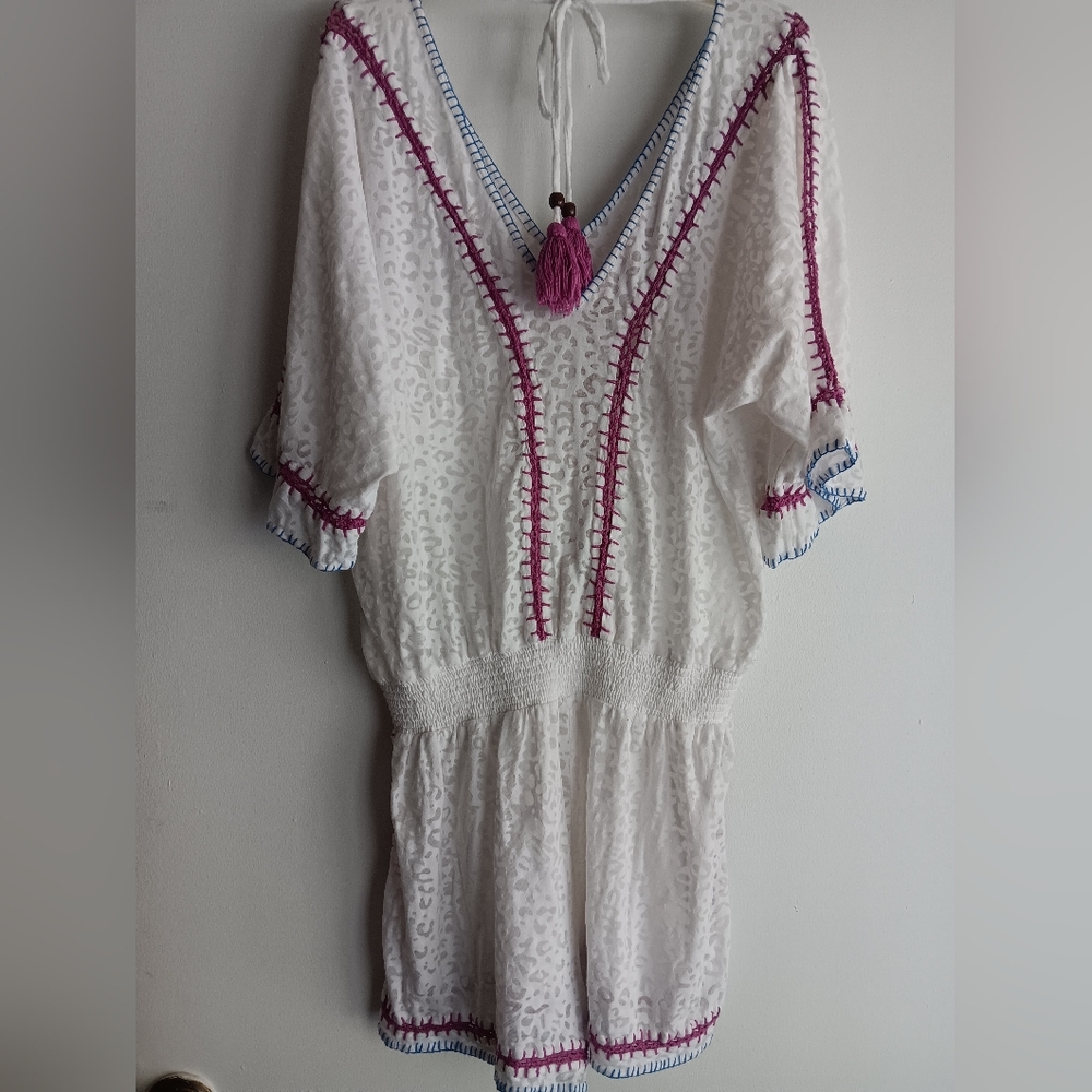 🚨SOLUNA SWIM Leopard Burnout Romper - Picture 4 of 5
